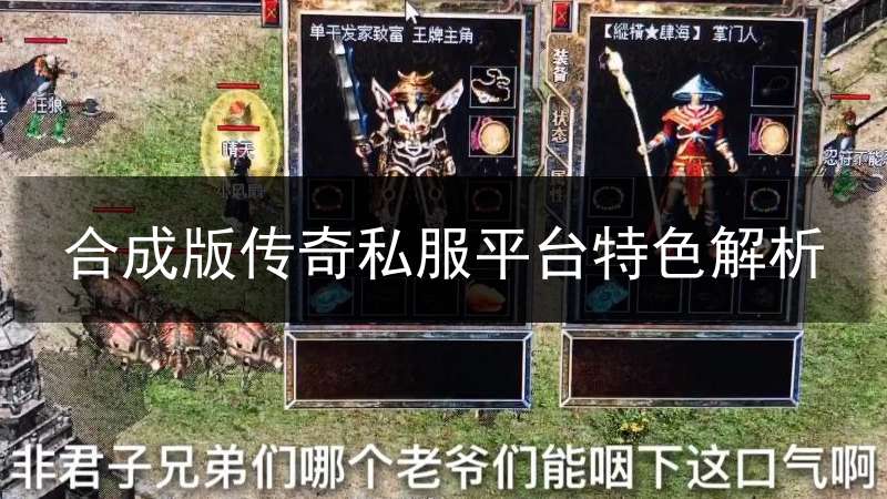 合成版传奇私服平台特色解析